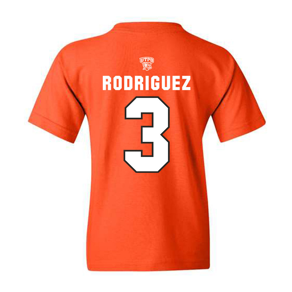 UTPB - NCAA Football : Ryver Rodriguez - Orange Replica Shersey Youth T-Shirt