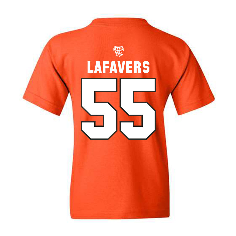 UTPB - NCAA Football : Austin LaFavers - Orange Replica Shersey Youth T-Shirt