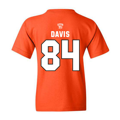 UTPB - NCAA Football : Shemar Davis - Orange Replica Shersey Youth T-Shirt