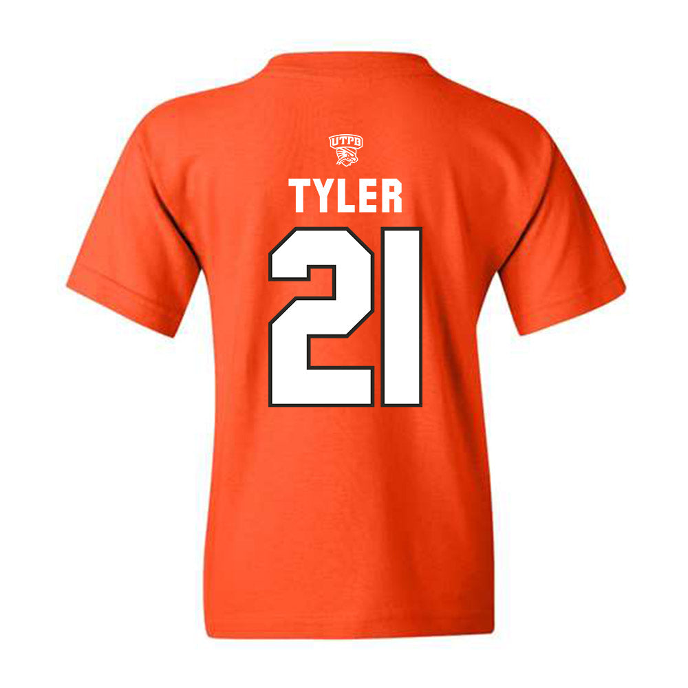 UTPB - NCAA Football : Jaques Tyler - Orange Replica Shersey Youth T-Shirt