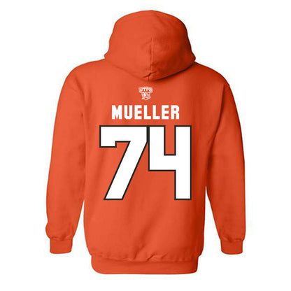 UTPB - NCAA Football : Joseph Mueller - Hooded Sweatshirt
