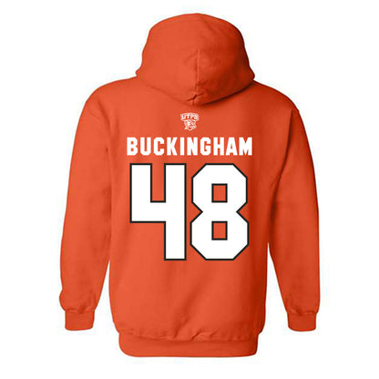 UTPB - NCAA Football : Chase Buckingham - Hooded Sweatshirt