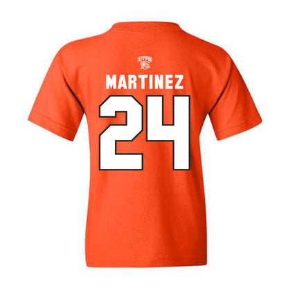UTPB - NCAA Football : Cristian Martinez - Orange Replica Shersey Youth T-Shirt
