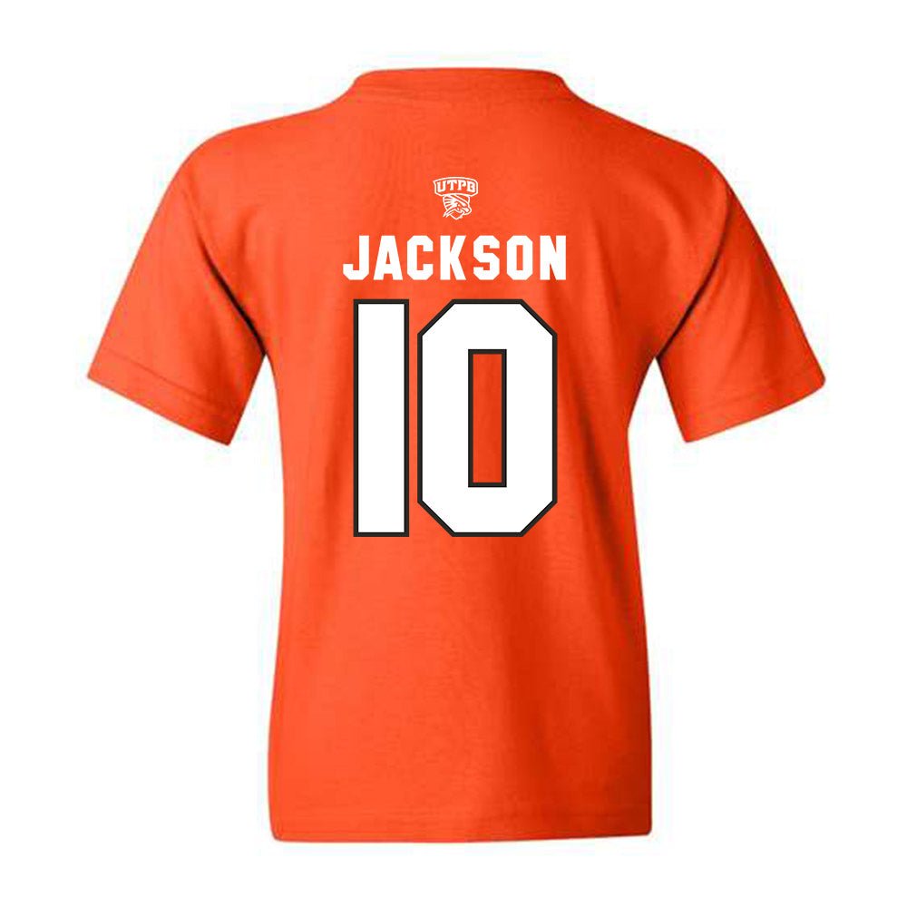 UTPB - NCAA Football : Malik Jackson - Orange Replica Shersey Youth T-Shirt