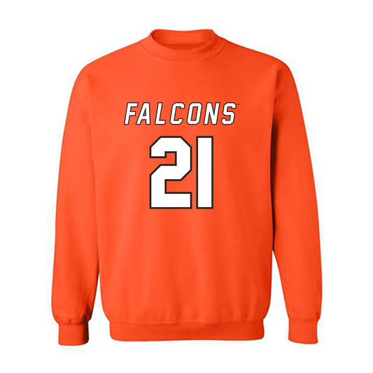 UTPB - NCAA Football : Jaques Tyler - Orange Replica Shersey Sweatshirt