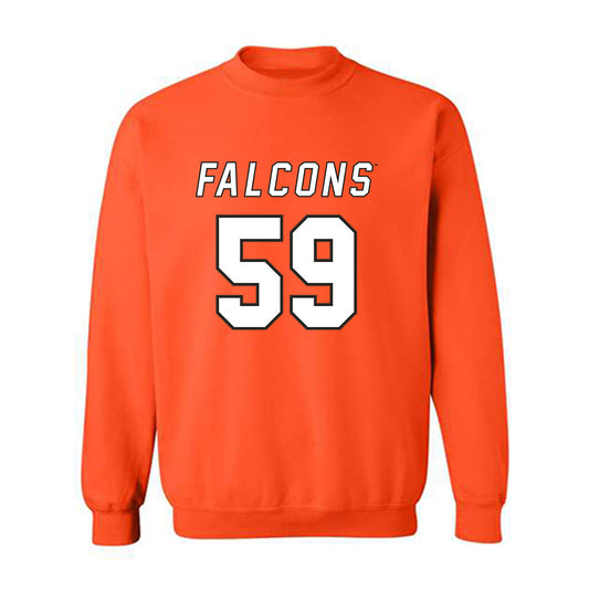 UTPB - NCAA Football : Tamunotekena Mina - Orange Replica Shersey Sweatshirt