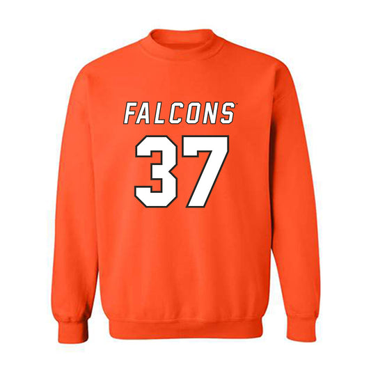 UTPB - NCAA Football : Grant Gensemer - Orange Replica Shersey Sweatshirt