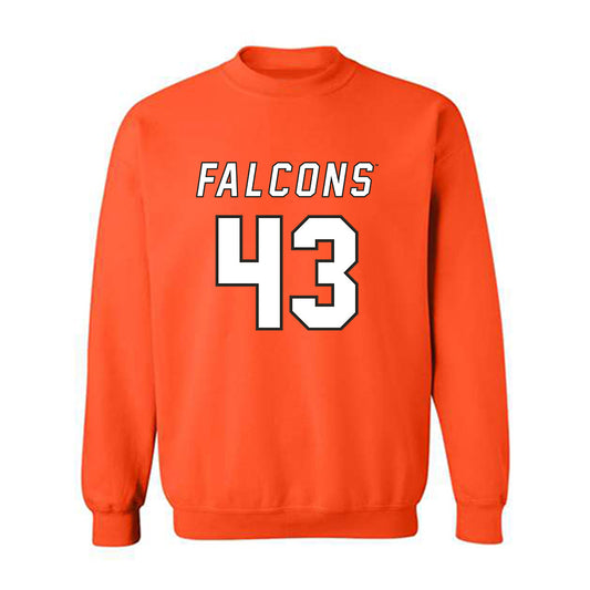 UTPB - NCAA Football : Michael Mayfield - Orange Replica Shersey Sweatshirt