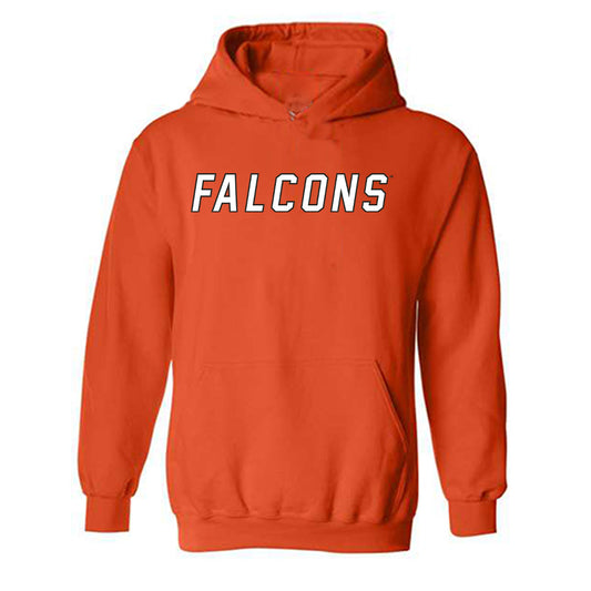 UTPB - NCAA Football : Jacob Olivares - Orange Replica Shersey Hooded Sweatshirt