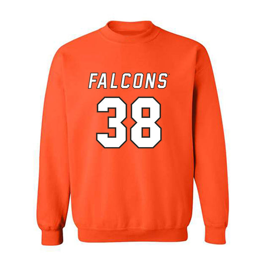 UTPB - NCAA Football : Ty Johnson - Orange Replica Shersey Sweatshirt