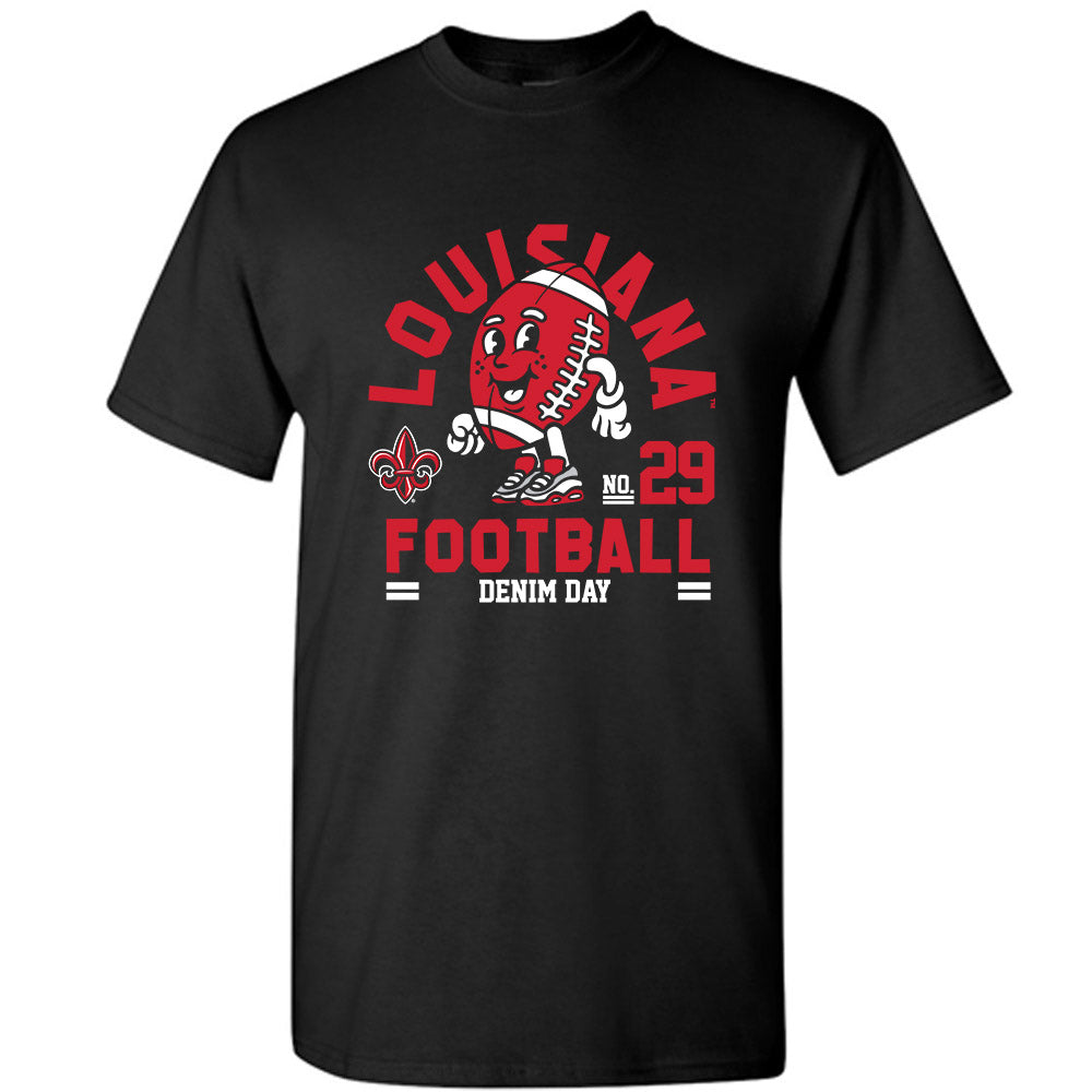 Louisiana - NCAA Football : Denim Day - Black Fashion Shersey Short Sleeve T-Shirt