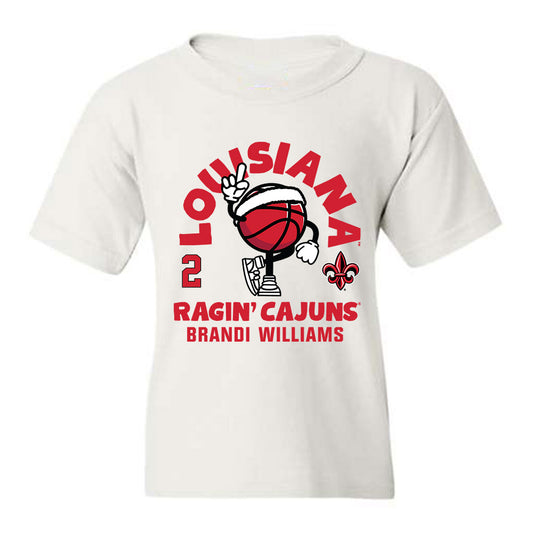 Louisiana - NCAA Women's Basketball : Brandi Williams - Youth T-Shirt Fashion Shersey