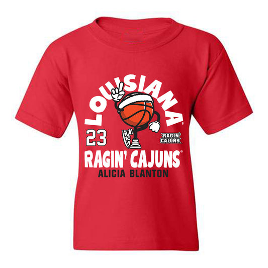 Louisiana - NCAA Women's Basketball : Alicia Blanton - Youth T-Shirt Fashion Shersey
