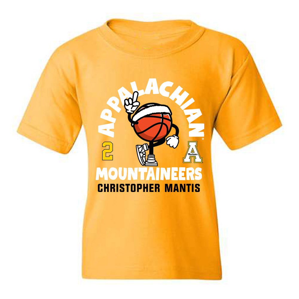 App State - NCAA Men's Basketball : Christopher Mantis - Youth T-Shirt Fashion Shersey