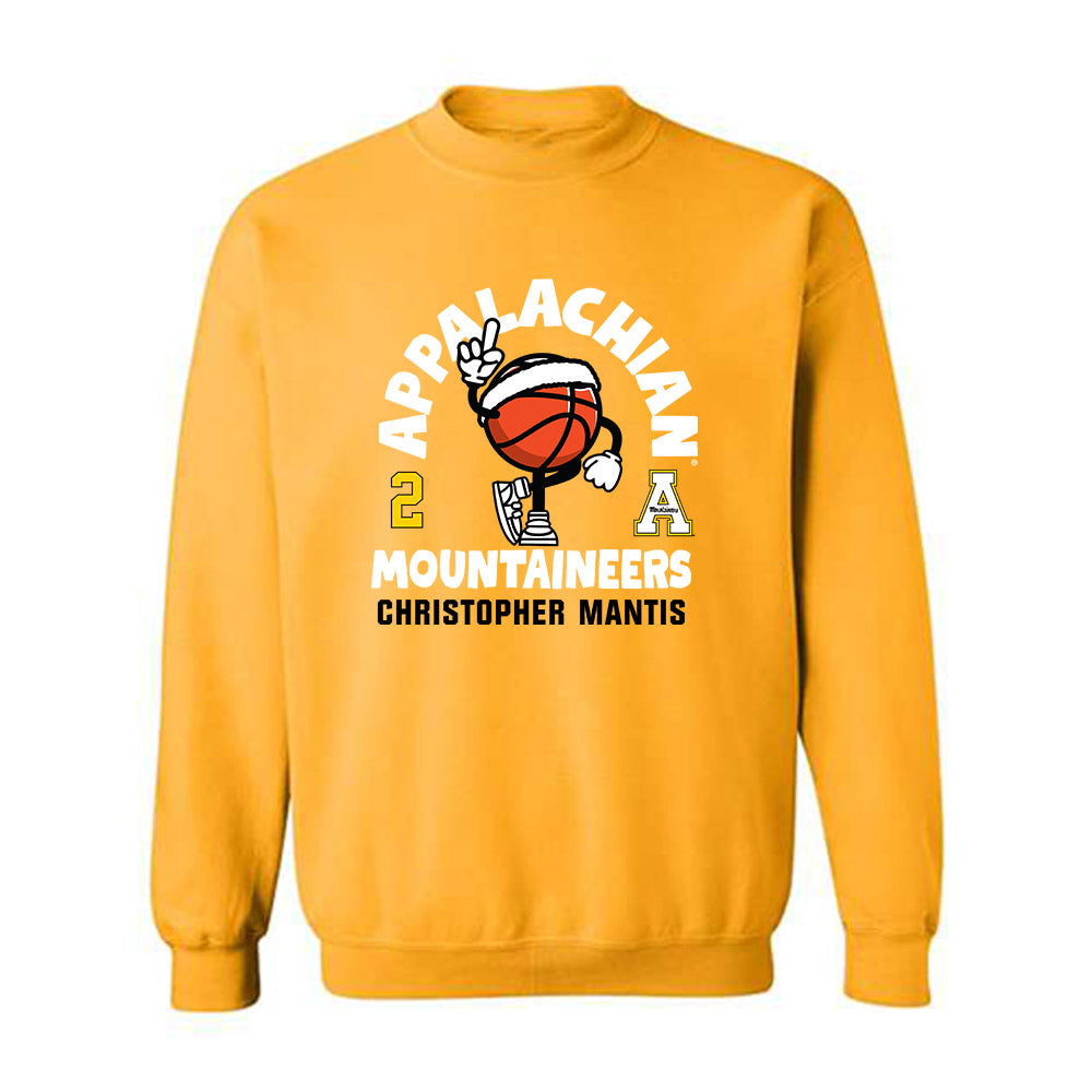 App State - NCAA Men's Basketball : Christopher Mantis - Crewneck Sweatshirt Fashion Shersey