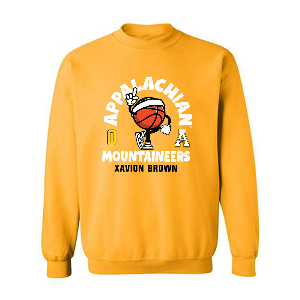 App State - NCAA Men's Basketball : Xavion Brown - Crewneck Sweatshirt Fashion Shersey