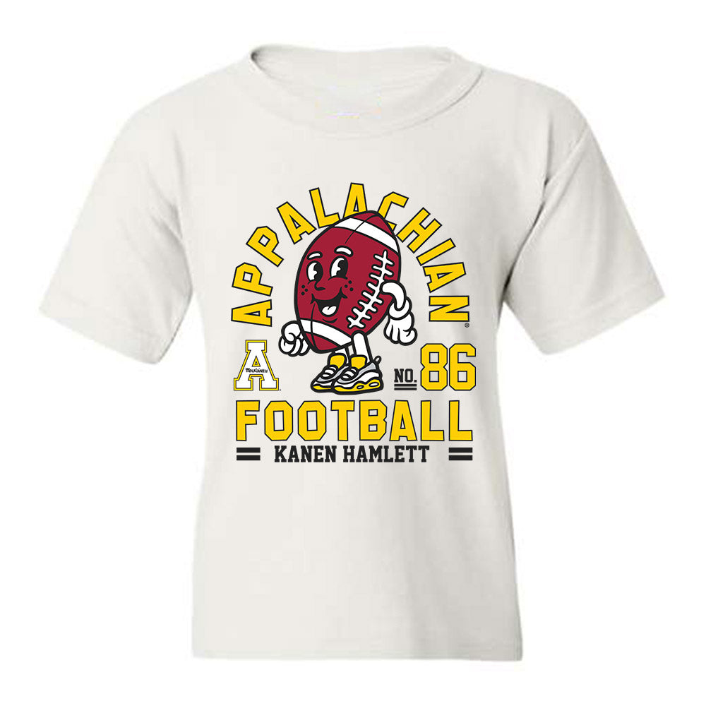 App State - NCAA Football : Kanen Hamlett - Fashion Shersey Youth T-Shirt