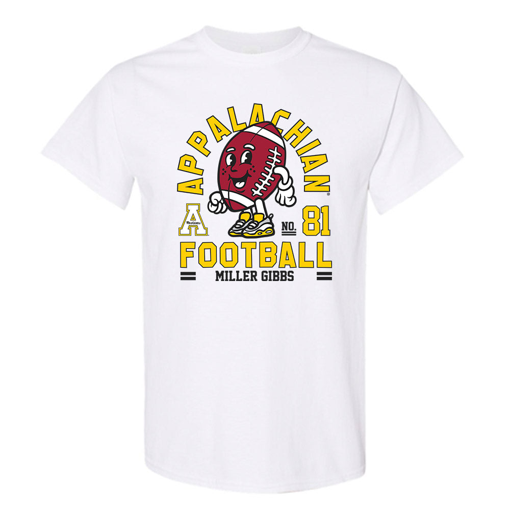 App State - NCAA Football : Miller Gibbs - Fashion Shersey Short Sleeve T-Shirt