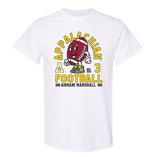 App State - NCAA Football : Ahmani Marshall - Fashion Shersey Short Sleeve T-Shirt