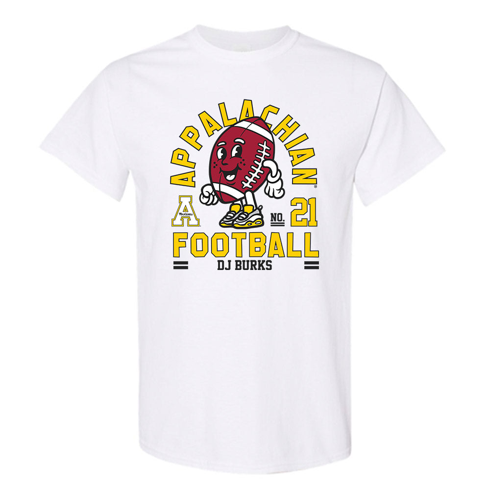 App State - NCAA Football : DJ Burks - Fashion Shersey Short Sleeve T-Shirt