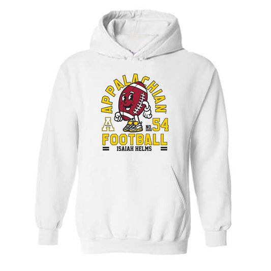 App State - NCAA Football : Isaiah Helms - Fashion Shersey Hooded Sweatshirt