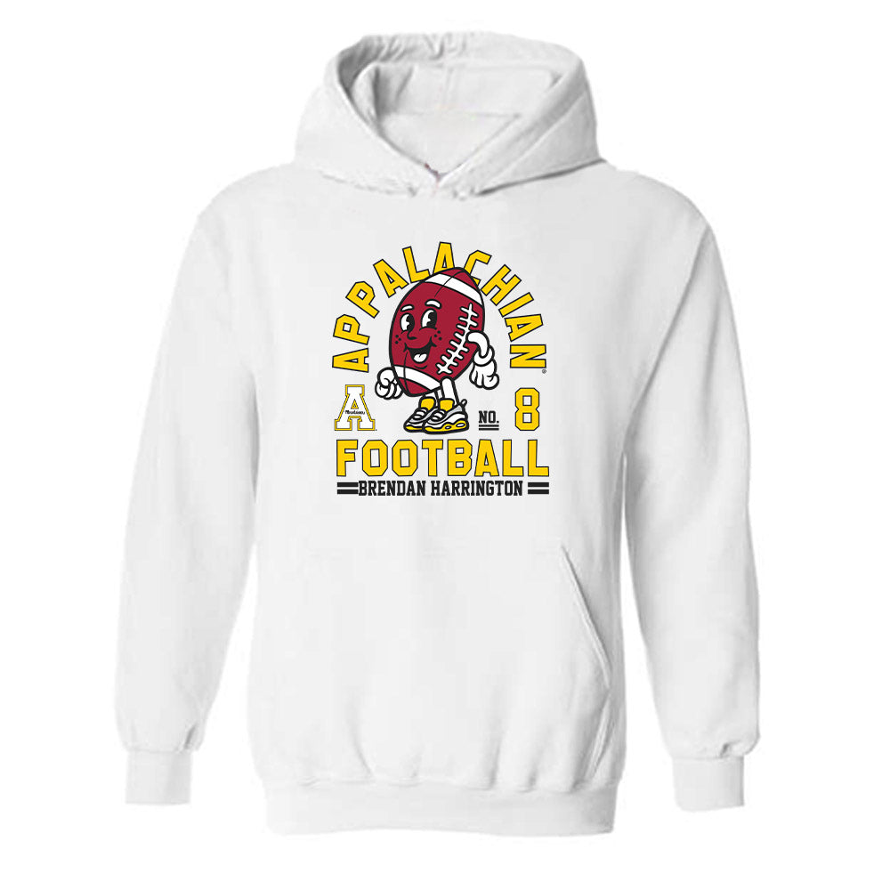 App State - NCAA Football : Brendan Harrington - Fashion Shersey Hooded Sweatshirt