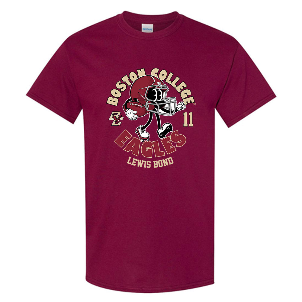 Boston College - NCAA Football : Lewis Bond - Maroon Fashion Shersey Short Sleeve T-Shirt