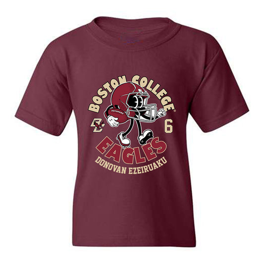 Boston College - NCAA Football : Donovan Ezeiruaku - Maroon Fashion Shersey Youth T-Shirt