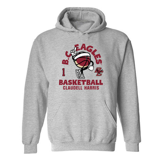 Boston College - NCAA Men's Basketball : Claudell Harris - Hooded Sweatshirt Fashion Shersey