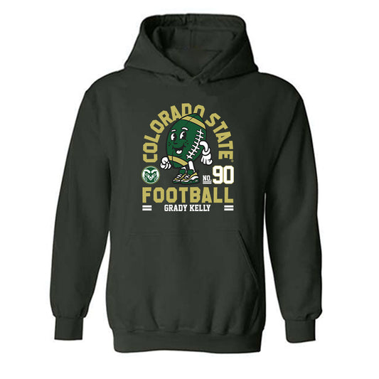 Colorado State - NCAA Football : Grady Kelly - Fashion Shersey Hooded Sweatshirt