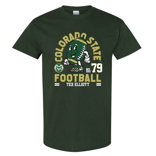 Colorado State - NCAA Football : Tex Elliott - Fashion Shersey Short Sleeve T-Shirt