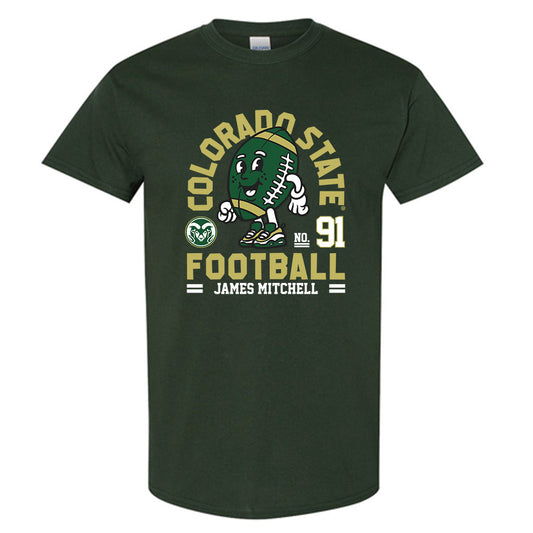 Colorado State - NCAA Football : James Mitchell - Fashion Shersey Short Sleeve T-Shirt