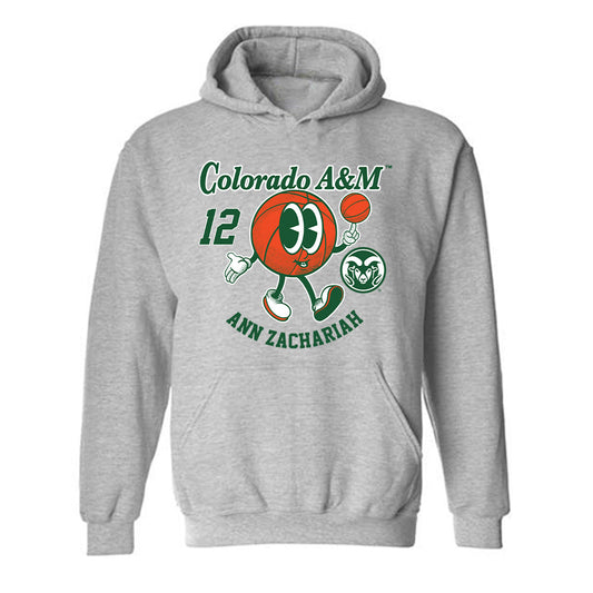 Colorado State - NCAA Women's Basketball : Ann Zachariah - Hooded Sweatshirt Fashion Shersey