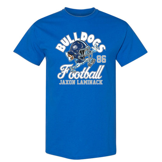 Drake - NCAA Football : Jaxon Laminack - Royal Fashion Shersey Short Sleeve T-Shirt