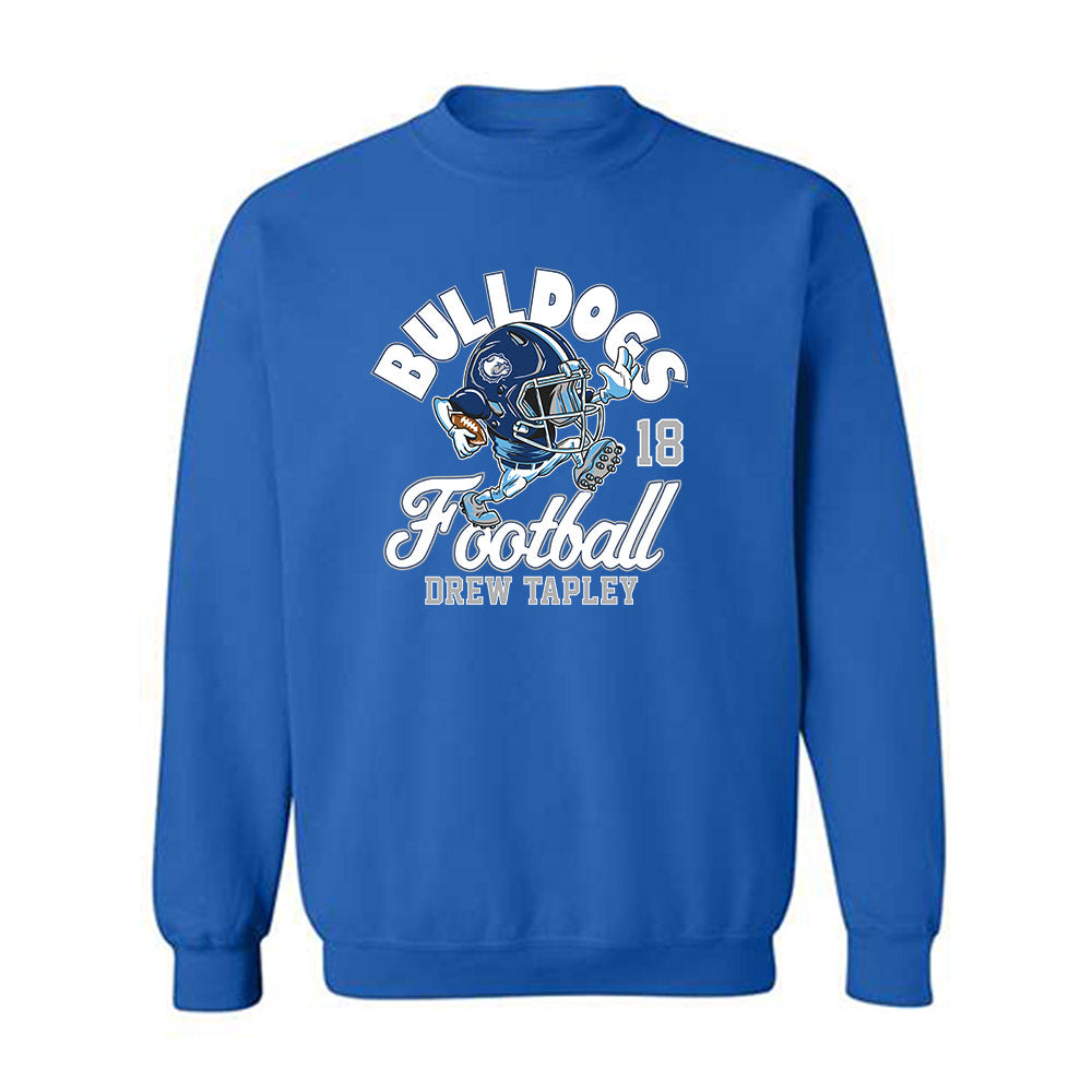 Drake - NCAA Football : Drew Tapley - Royal Fashion Shersey Sweatshirt
