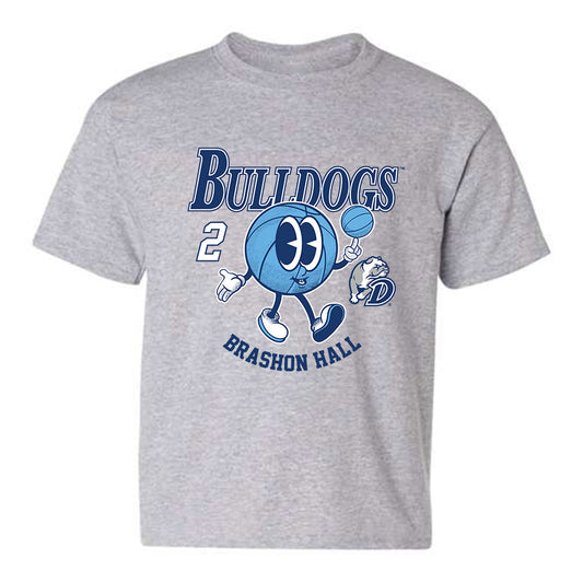 Drake - NCAA Men's Basketball : Brashon Hall - Youth T-Shirt Fashion Shersey