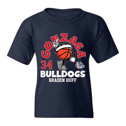 Gonzaga - NCAA Men's Basketball : Braden Huff - Youth T-Shirt Fashion Shersey