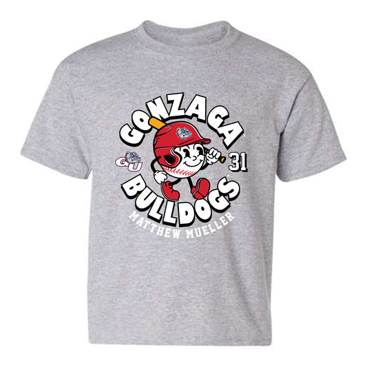 Gonzaga - NCAA Baseball : Matthew Mueller - Youth T-Shirt Fashion Shersey