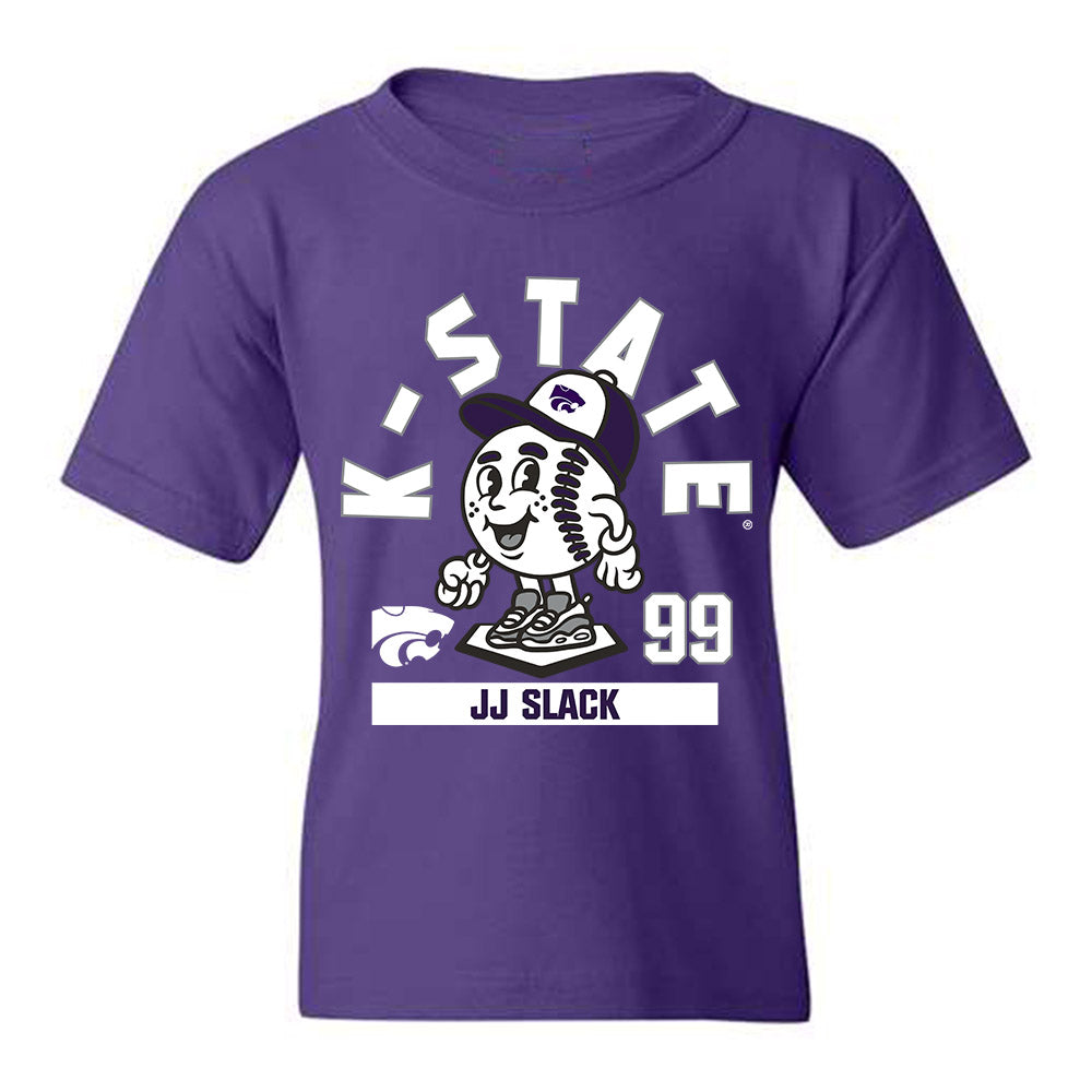 Kansas State - NCAA Baseball : JJ Slack - Youth T-Shirt Fashion Shersey