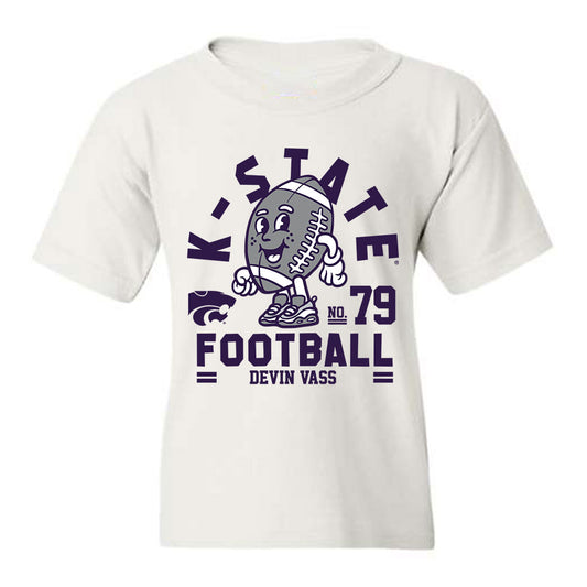 Kansas State - NCAA Football : Devin Vass - Fashion Shersey Youth T-Shirt