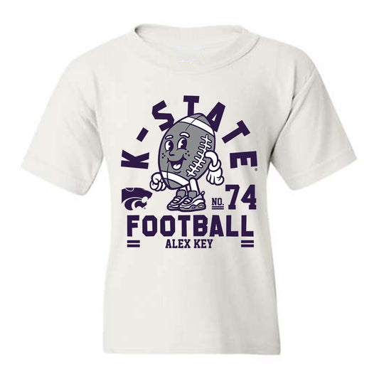 Kansas State - NCAA Football : Alex Key - Fashion Shersey Youth T-Shirt