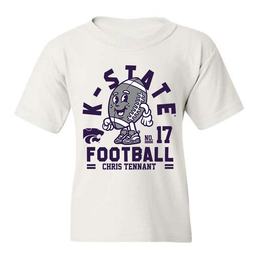Kansas State - NCAA Football : Chris Tennant - Fashion Shersey Youth T-Shirt