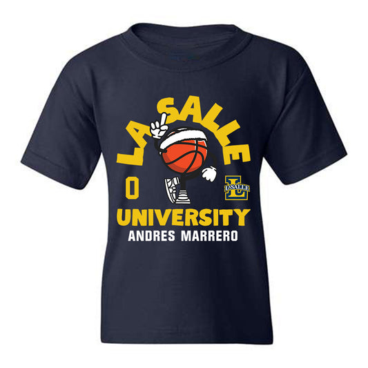 La Salle - NCAA Men's Basketball : Andres Marrero - Youth T-Shirt Fashion Shersey