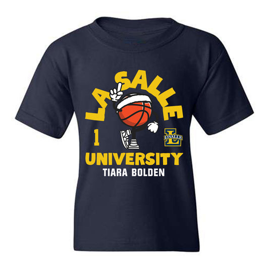 La Salle - NCAA Women's Basketball : Tiara Bolden - Youth T-Shirt Fashion Shersey