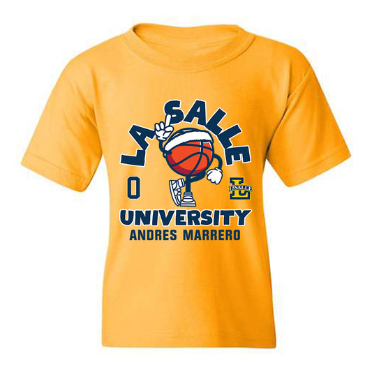 La Salle - NCAA Men's Basketball : Andres Marrero - Youth T-Shirt Fashion Shersey