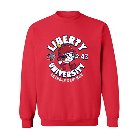 Liberty - NCAA Baseball : Brandon Dahlman - Crewneck Sweatshirt Fashion Shersey