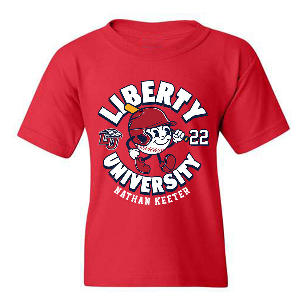 Liberty - NCAA Baseball : Nathan Keeter - Youth T-Shirt Fashion Shersey