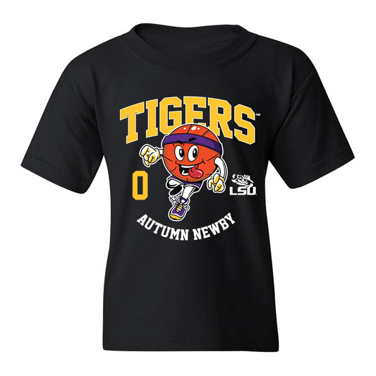 LSU - NCAA Women's Basketball : Autumn Newby - Youth T-Shirt Fashion Shersey