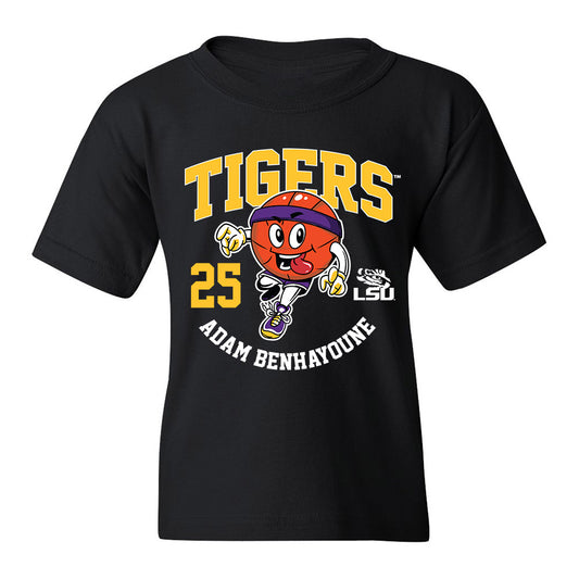 LSU - NCAA Men's Basketball : Adam Benhayoune - Youth T-Shirt Fashion Shersey