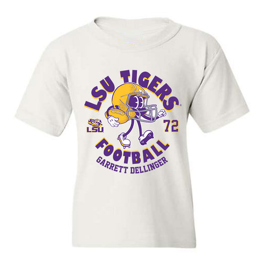 LSU - NCAA Football : Garrett Dellinger - Fashion Shersey Youth T-Shirt